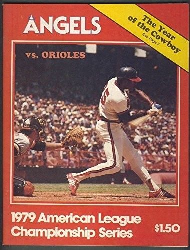 1979 ALCS Program California Angels Baltimore Orioles Don Baylor
