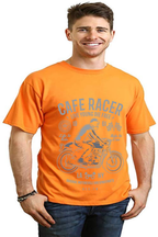 Cafe Racer Men's Bamboo Viscose/Organic Cotton Short Sleeve Graphic T-Shirt