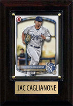 Jac Caglianone 2025 Bowman Topps Kansas City Royals 4x6 Plaque