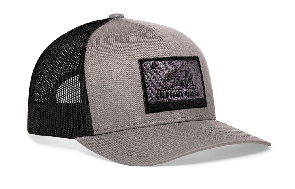 California Flag Trucker Hat  |  Tactical CA Snapback