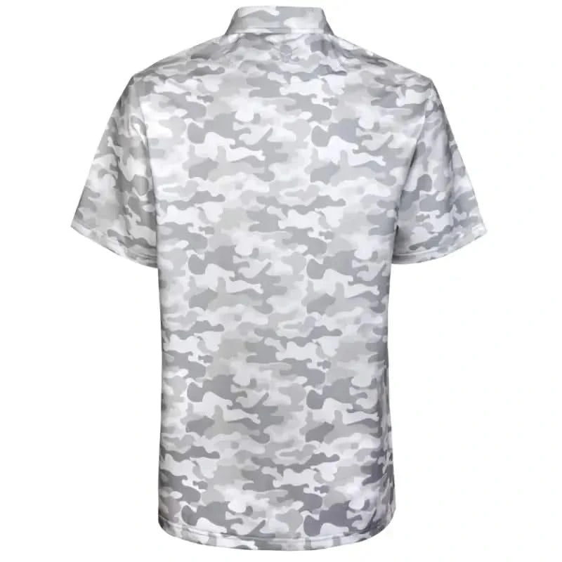 Camo Cool-Stretch Golf Shirt (White)