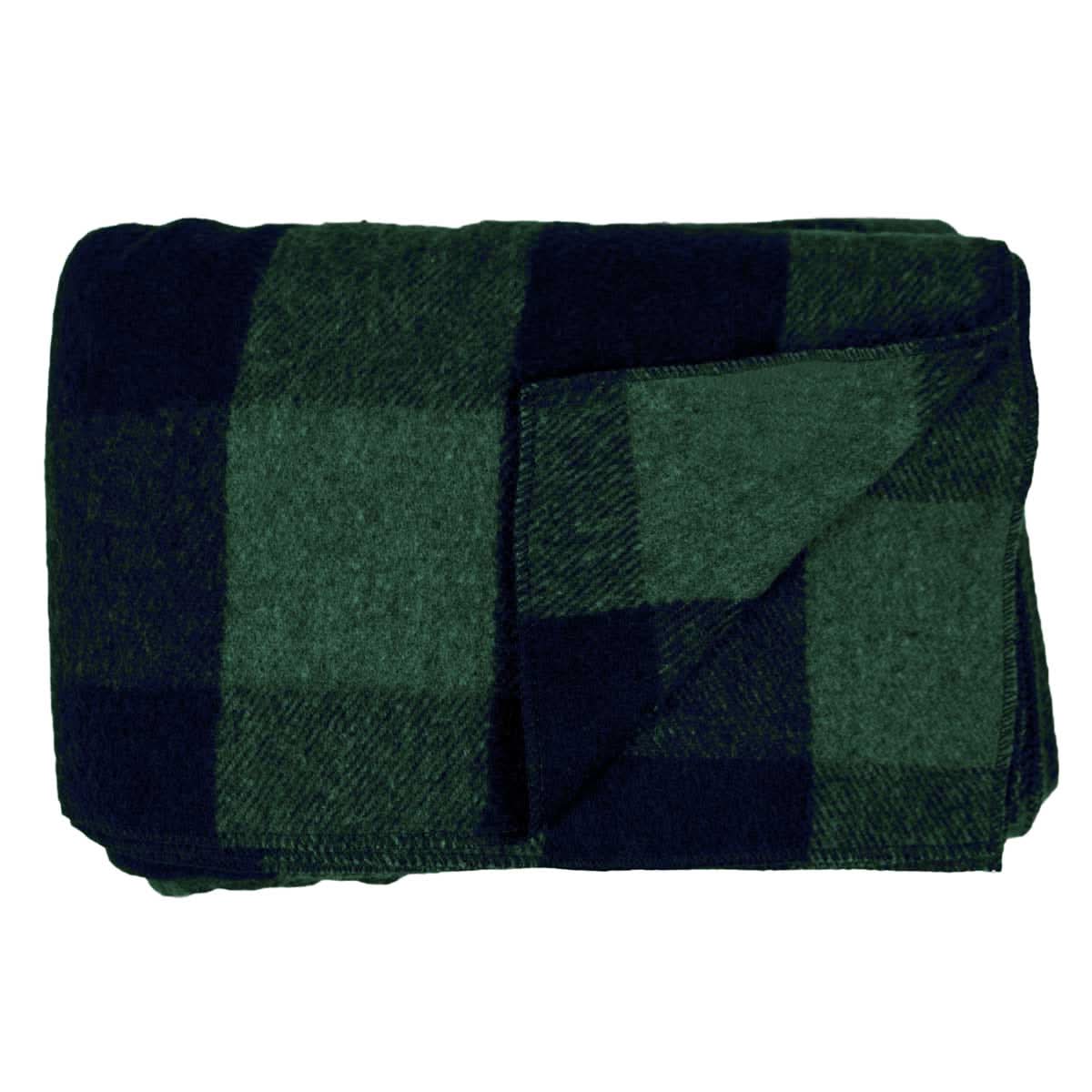 Wool Throw Blanket - White Mountain Woolen