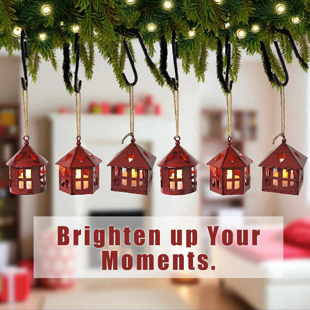 6 Pcs Small Centerpieces Candle Lanterns