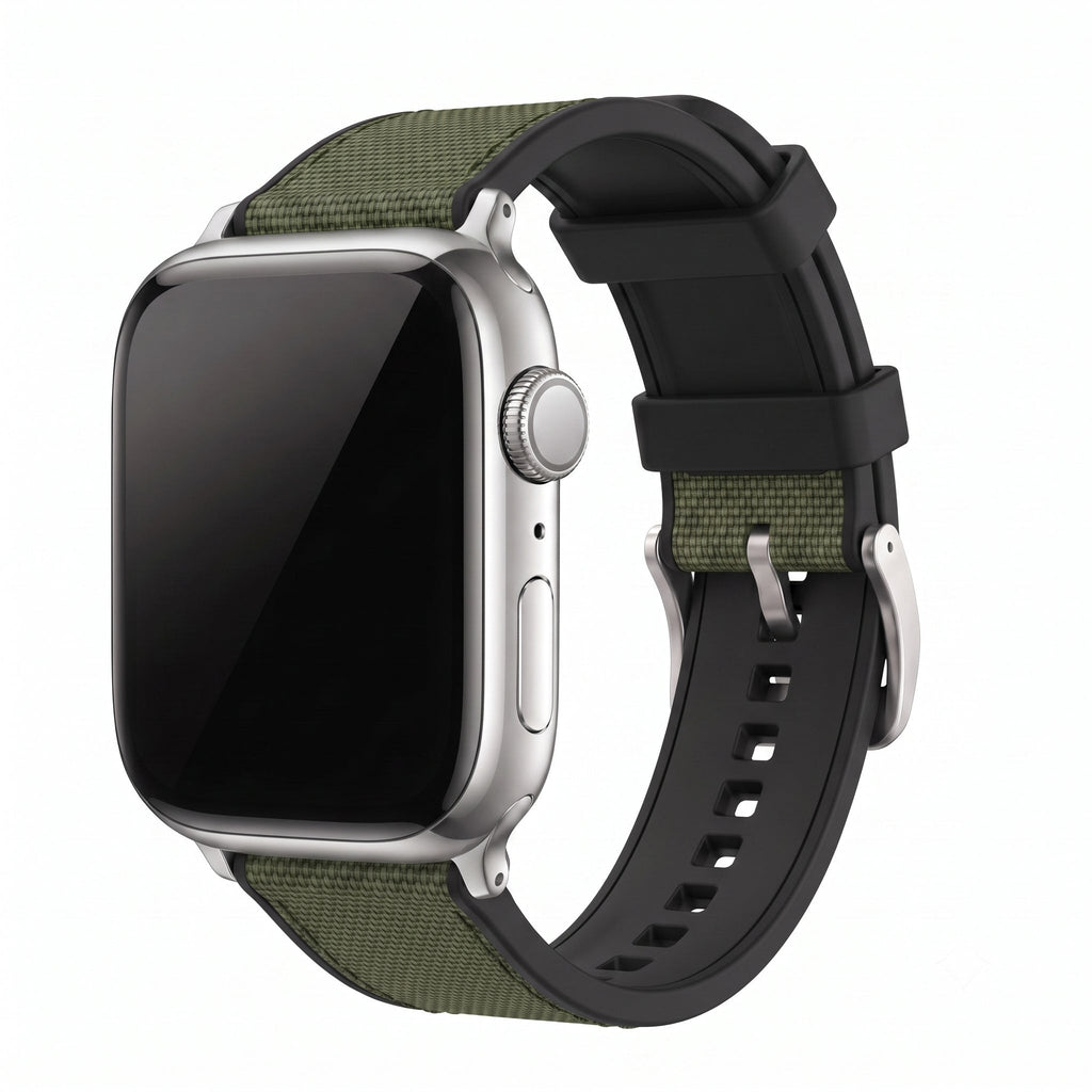 Canvas & Rubber Band – For Apple Watch - Green