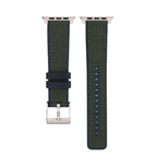 Canvas & Rubber Band - For Apple Watch ULTRA - Green
