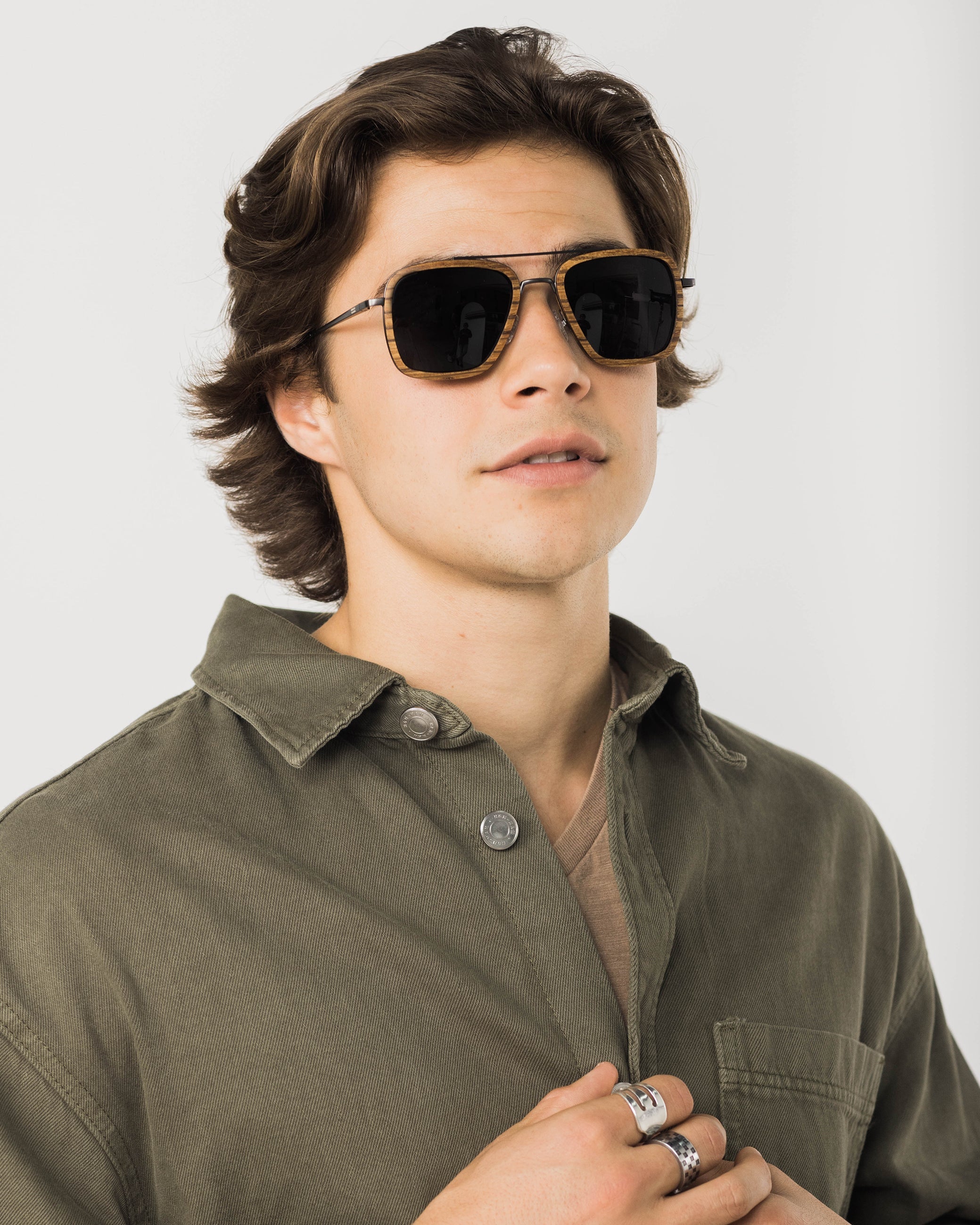 Captiva - Metal & Wood Sunglasses