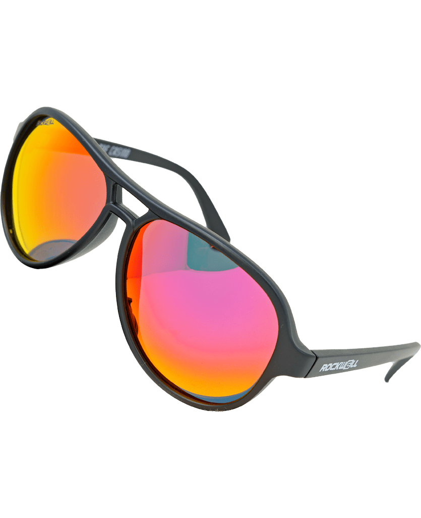 Casino (Black/Red Mirror Polarized Lens