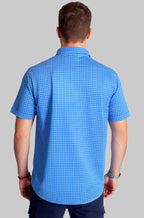Bastille Check Short Sleeve Tech Shirt