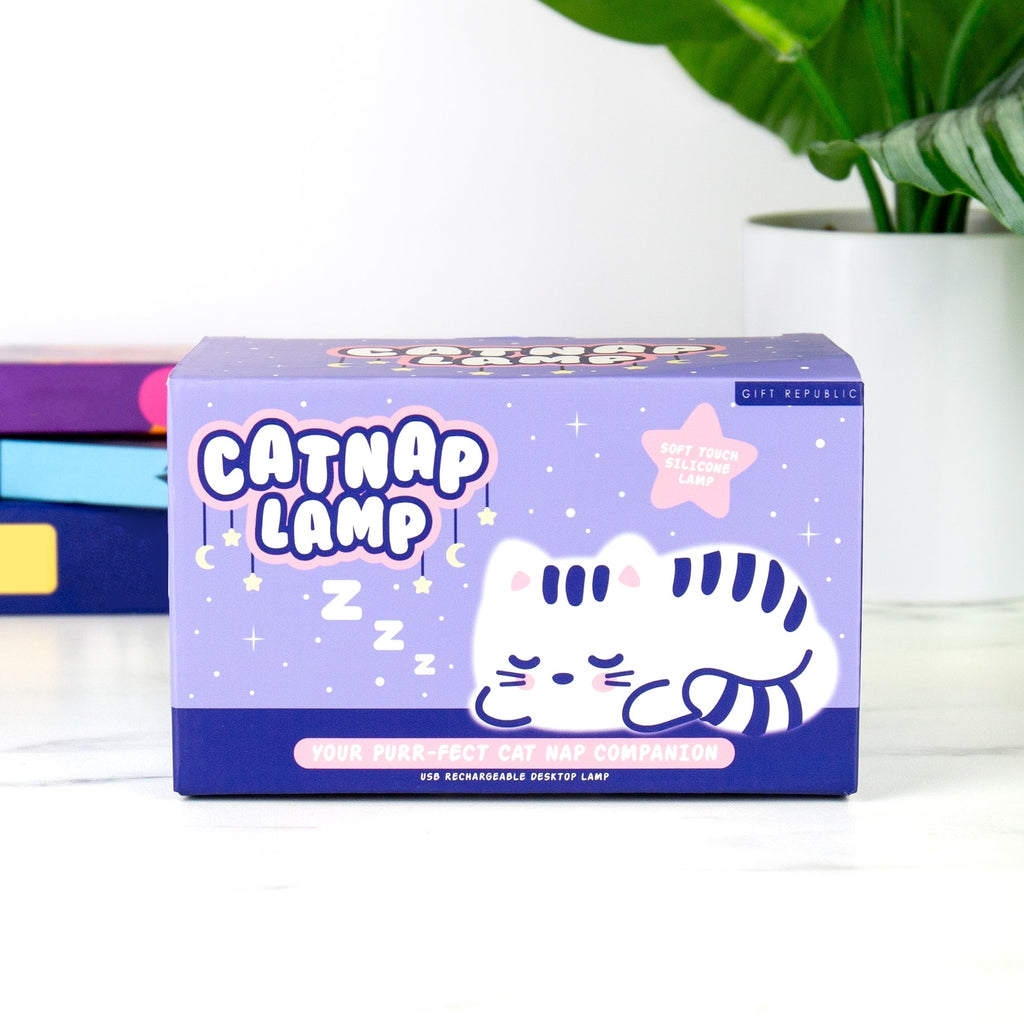 Cat Nap Squishy Lamp – Rechargeable Soft Silicone Night Light | Bedroom Decor🐱