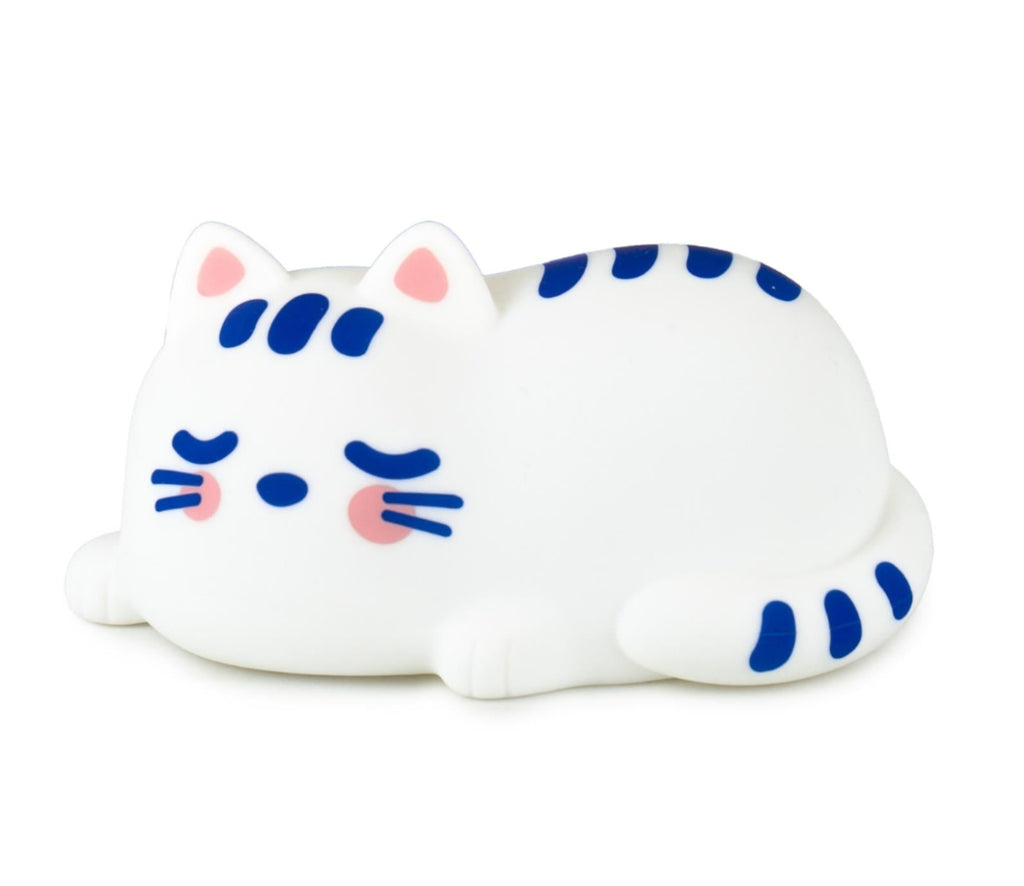 Cat Nap Squishy Lamp – Rechargeable Soft Silicone Night Light | Bedroom Decor🐱