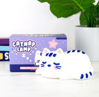 Cat Nap Squishy Lamp – Rechargeable Soft Silicone Night Light | Bedroom Decor🐱