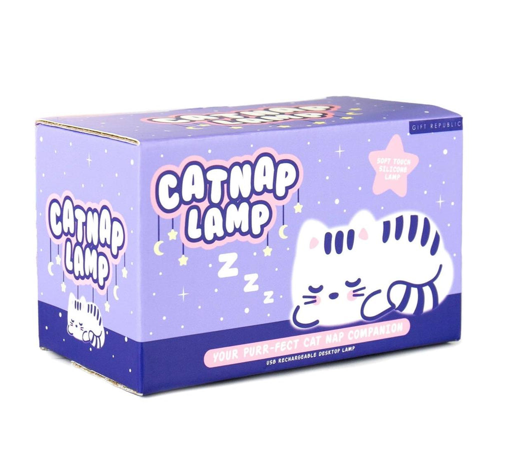 Cat Nap Squishy Lamp – Rechargeable Soft Silicone Night Light | Bedroom Decor🐱