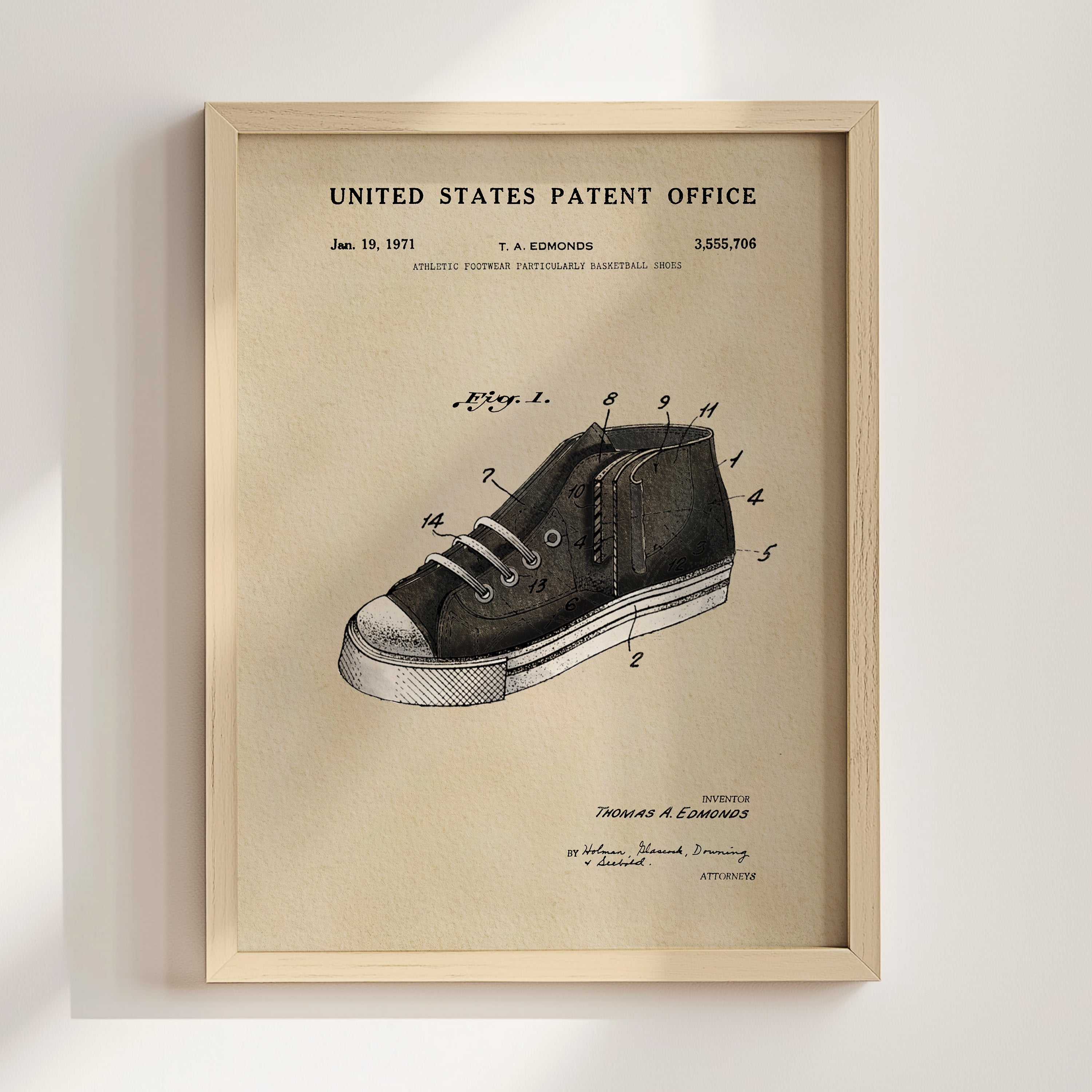 Retro Basketball Shoe (1968)