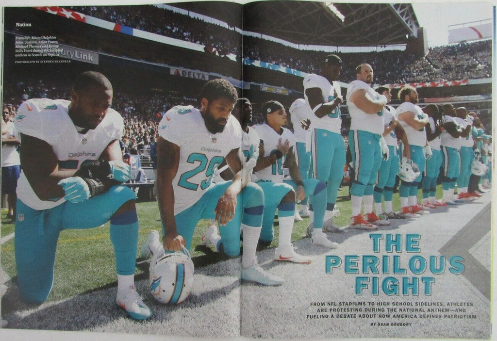 2016 TIME Magazine with Collin Kaepernick 49ers KNEEL Newstand NO LABEL 167621