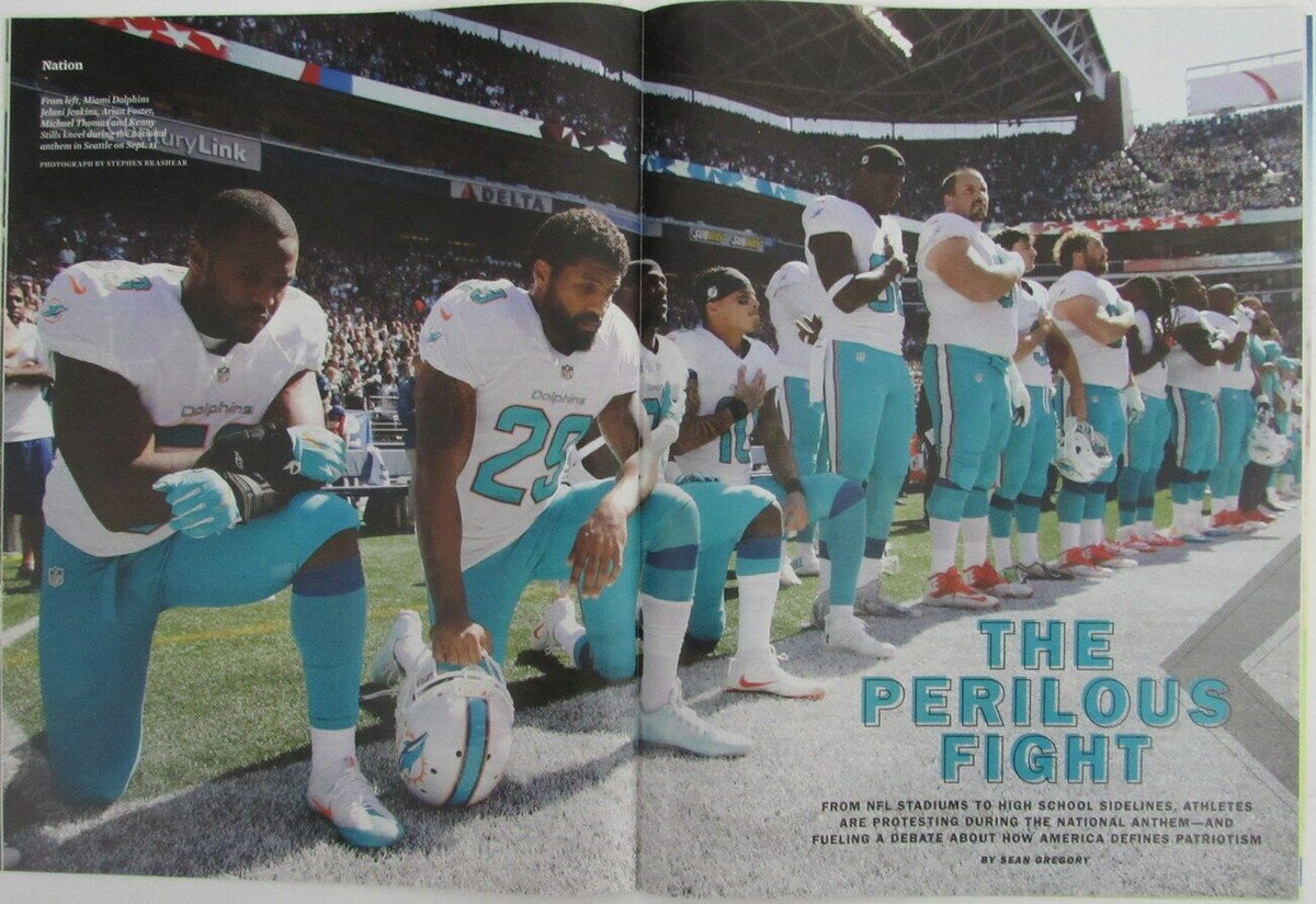2016 TIME Magazine with Collin Kaepernick 49ers KNEEL Newstand NO LABEL 167621