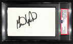 Gene Upshaw HOF Signed 3x5 Index Card Oakland Raiders PSA/DNA 184209