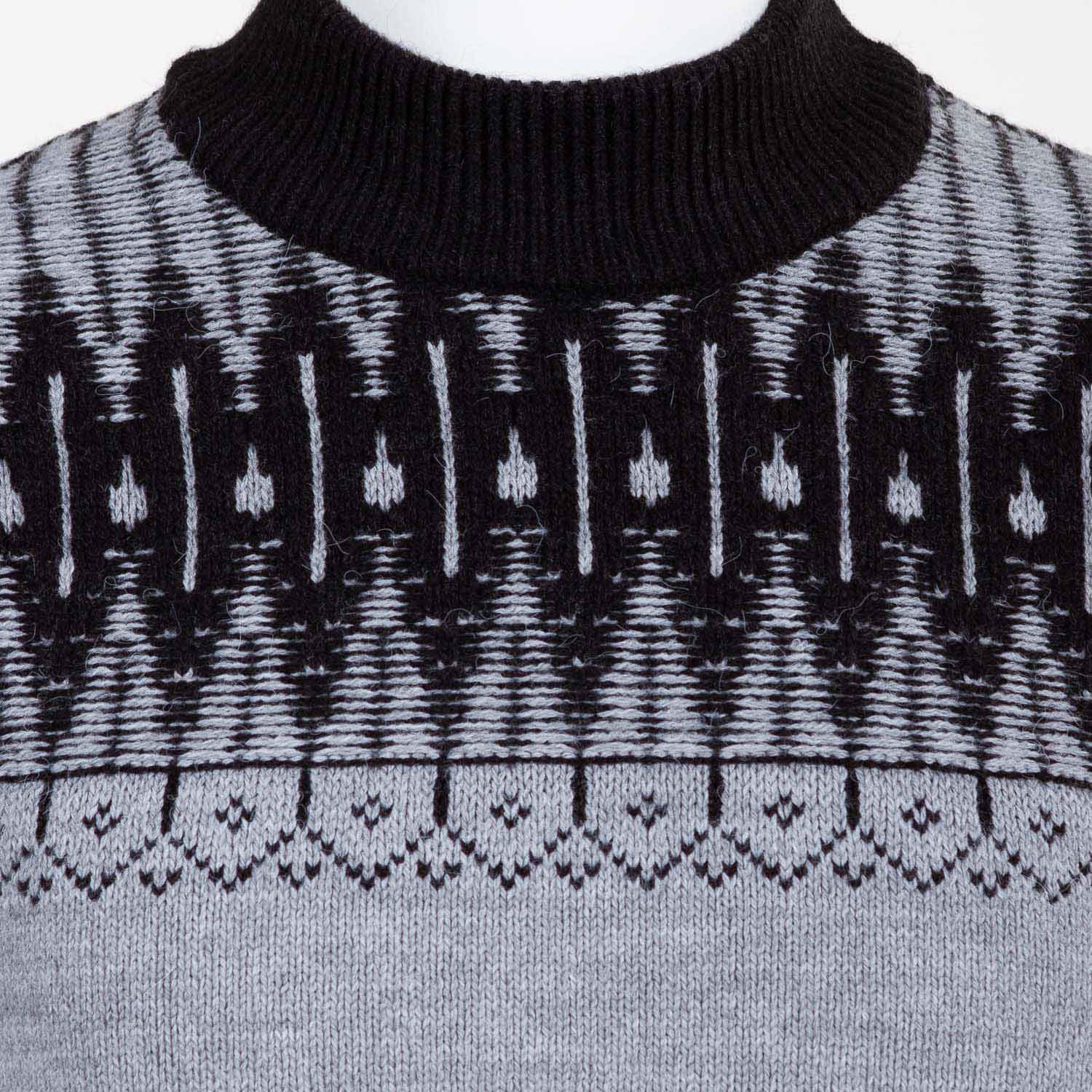Slade Sweater // Black + Gray