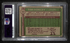 Tim Hosley Signed 1976 Topps Card #482 Chicago Cubs PSA/DNA 184430