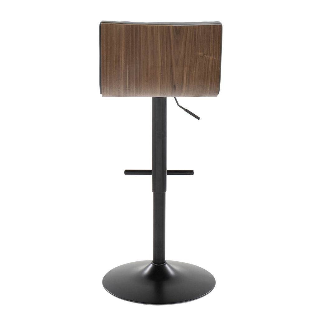 Mason - Contemporary Adjustable Barstool With Swivel (Set of 2)
