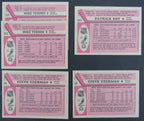 Lot of 5 1987-88 O-Pee-Chee OPC Hockey Cards incl Roy/Yzerman Mike Vernon 158349