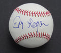 Johnny Logan Milwaukee Braves 57 WS Signed/Auto Rawlings OML Baseball JSA 189851