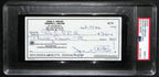 Johnny Unitas HOF Signed/Autographed 2000 Bank Check Colts PSA/DNA MINT 9 189580