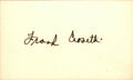 Frank Crosetti New York Yankees d.2002 Signed/Autographed 3x5 Index Card 162506