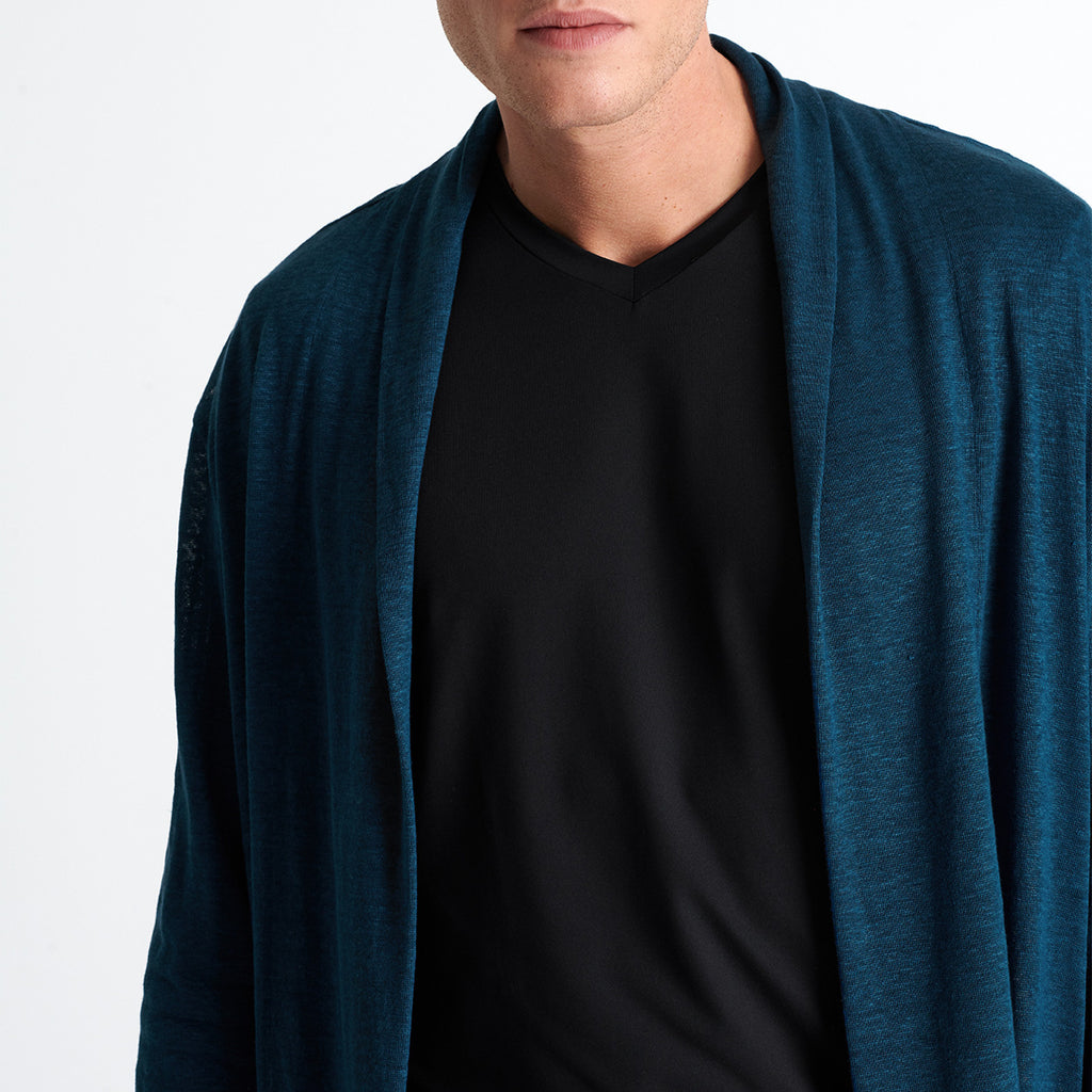 Prague Cardigan // Petrolium Blue 