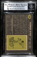 George Byrd Signed 1969 Topps Card #173 Buffalo Bills BAS/Beckett 184908