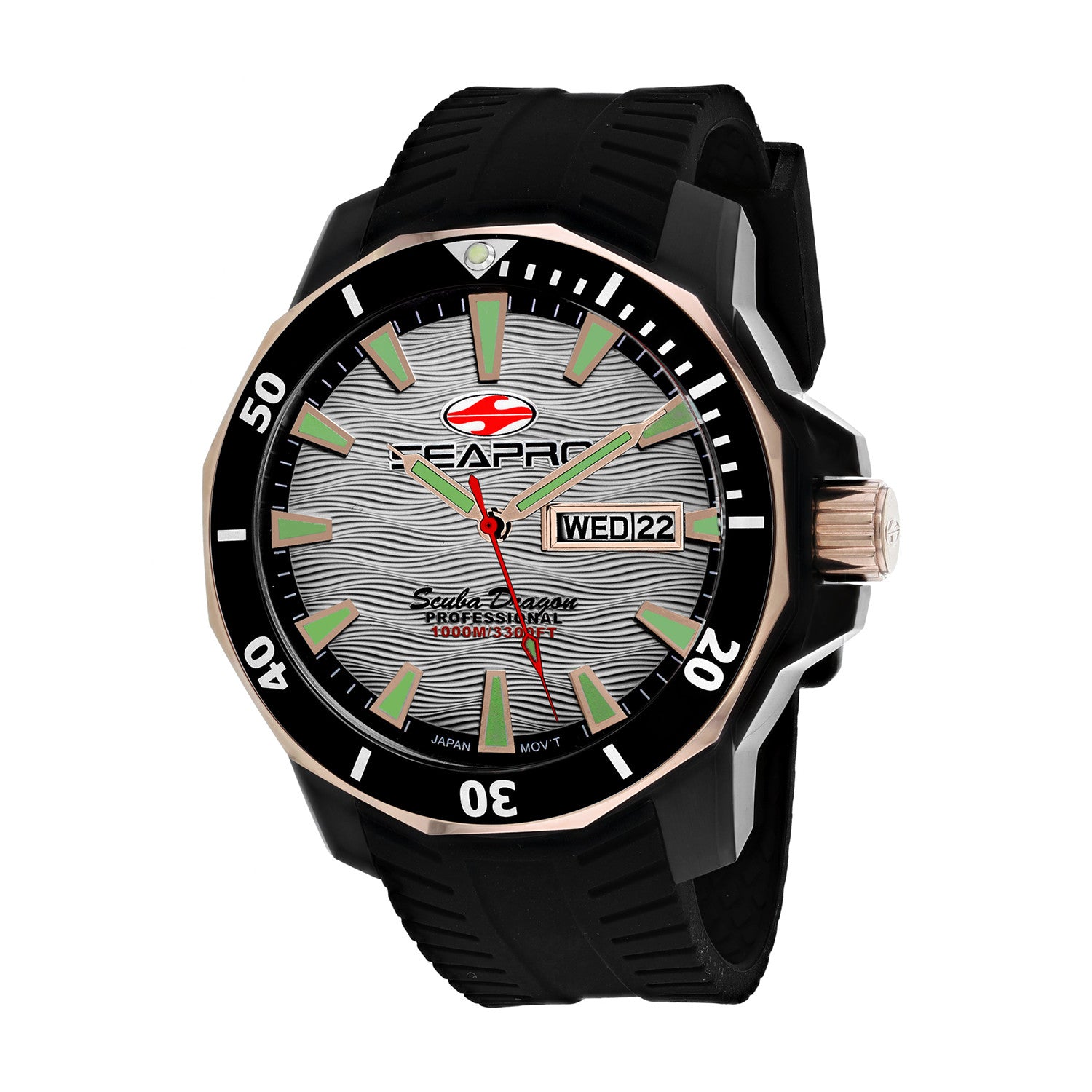 Seapro Scuba Dragon Diver 1000M Quartz // SP8321