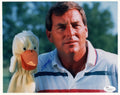 Fuzzy Zoeller  Autographed/Signed  Color  8x10 Photo JSA 136715