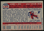 1957 TOPPS Al Smith Card #145 Cleveland Indians 177153