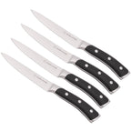Elite Set of 4 Steak Knives - Black