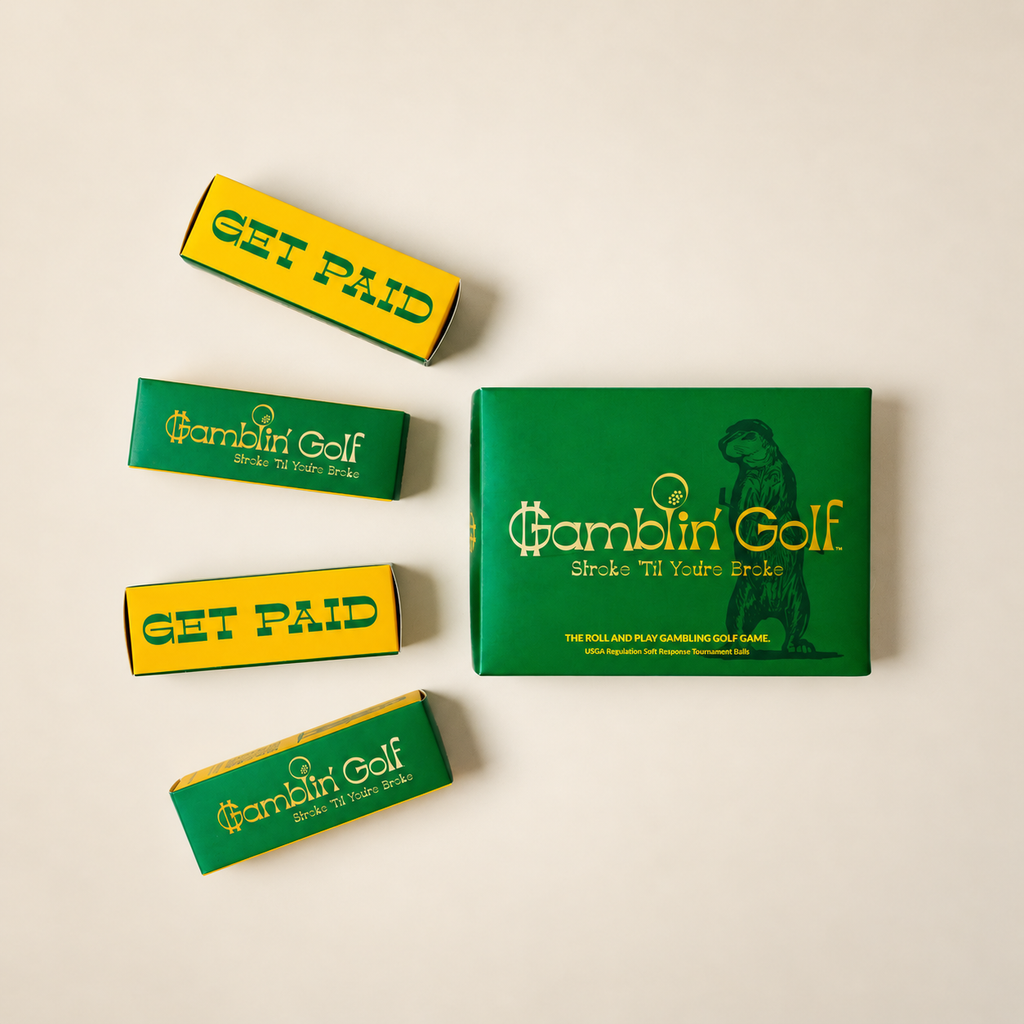 Vintage Gamblin' Golf Balls (12 Pack)