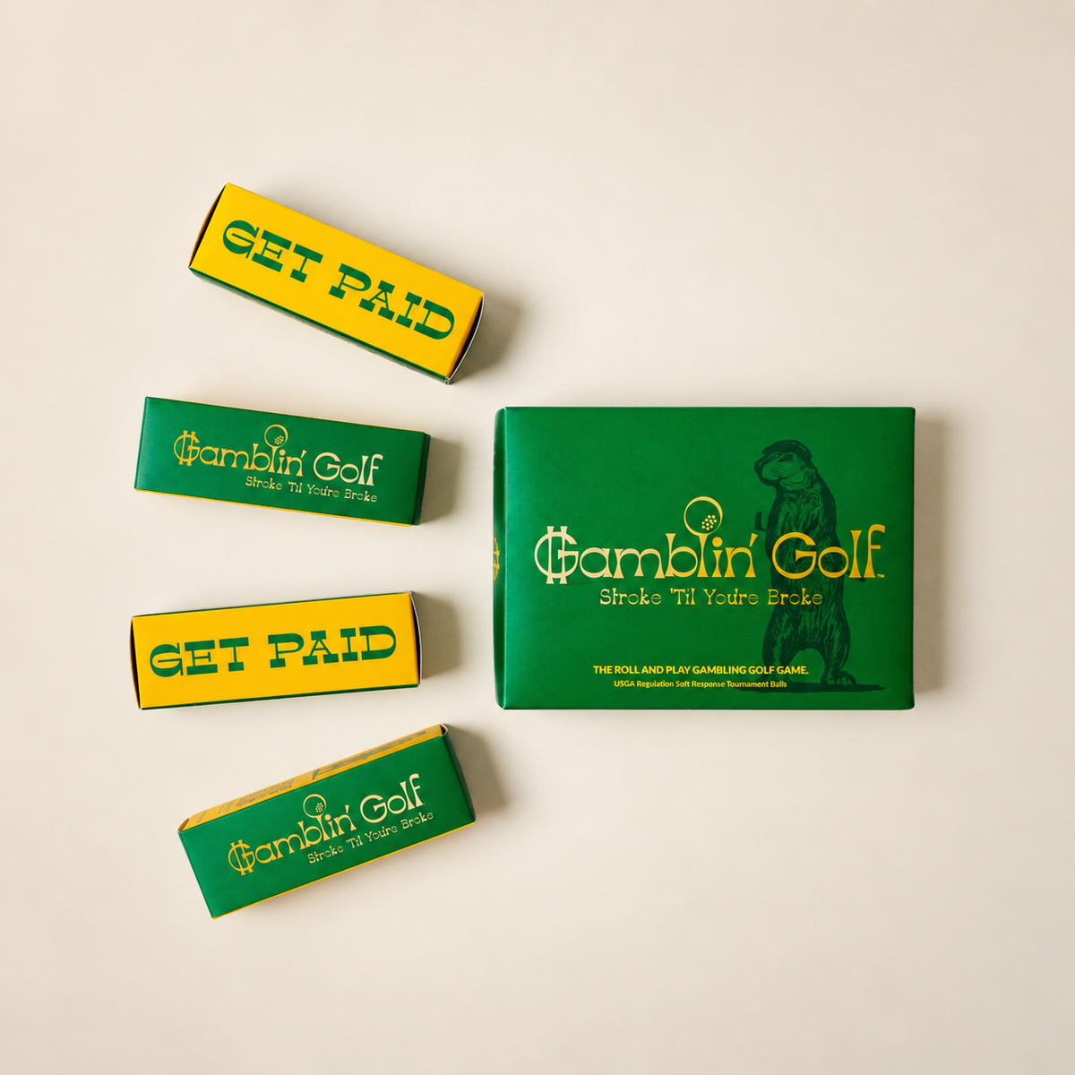 Vintage Gamblin' Golf Balls (12 Pack)