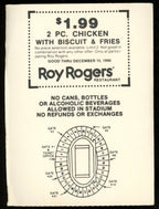 September 29, 1990 Pitt vs. West Virginia College Football Game Ticket Stub