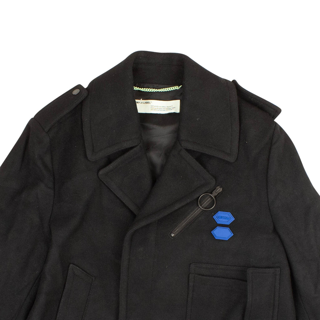 Black Crop Arrow Jacket
