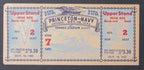 1942 Princeton Tigers vs. Navy Midshipmen Proof Ticket 10/10/42 Yankee Stadium