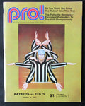 1971 New England Patriots vs. Baltimore Colts Football Game Program 176263