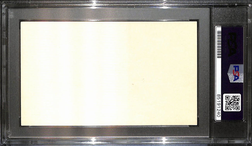 Del Crandall Signed/Auto 3x5 Index Card Milwaukee Braves PSA/DNA 187232