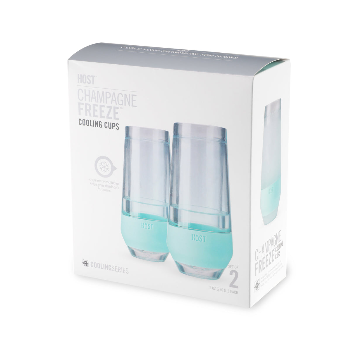 Champagne FREEZE™ in Seafoam Tint, Set of 2