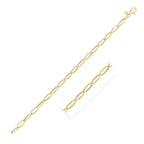 14k Yellow Gold High Polish Hexagon Link Chain (5.0mm)