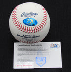 Larry Milbourne Signed/Auto Yankees 100th OML Baseball MAB 187086