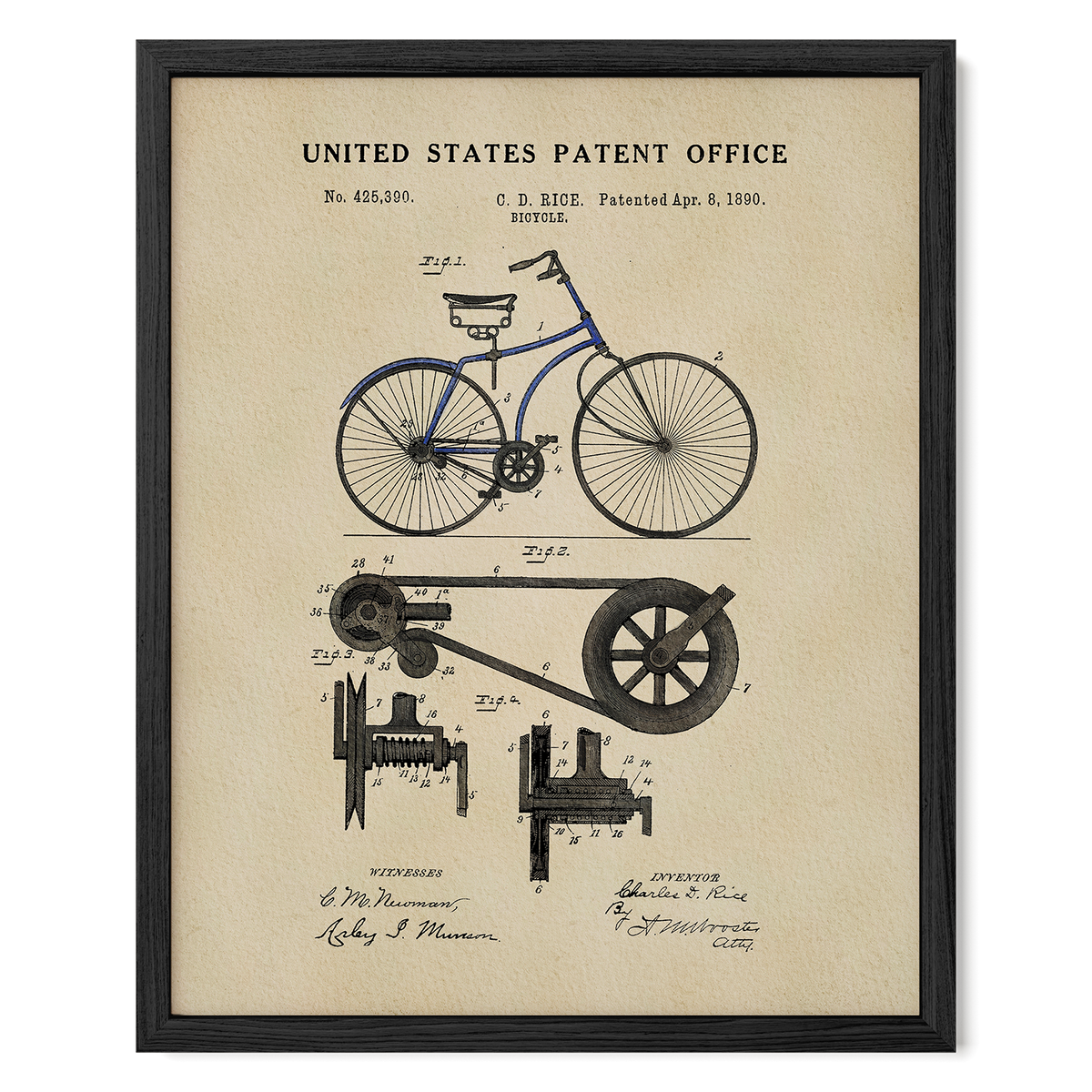 Blue Bicycle (1890)
