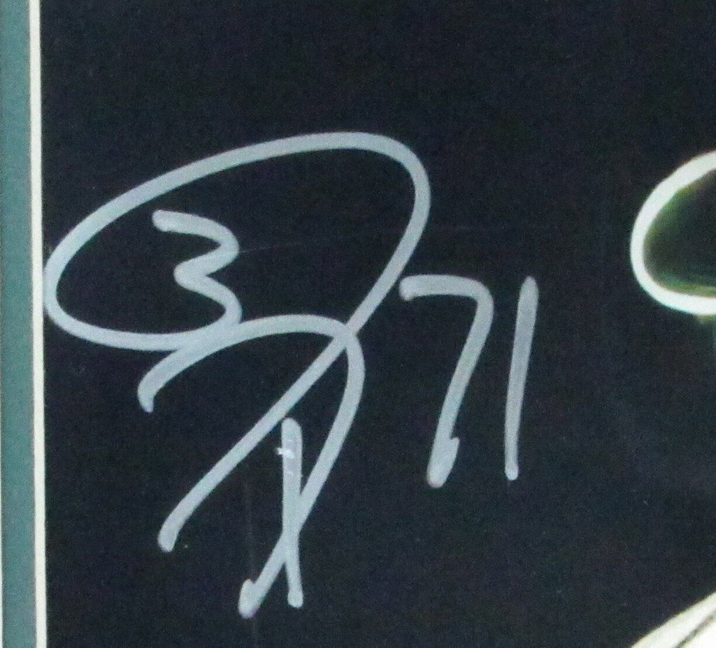 Jason Peters Philadelphia Eagles Autographed 11x14 Super Bowl Photo Framed JSA