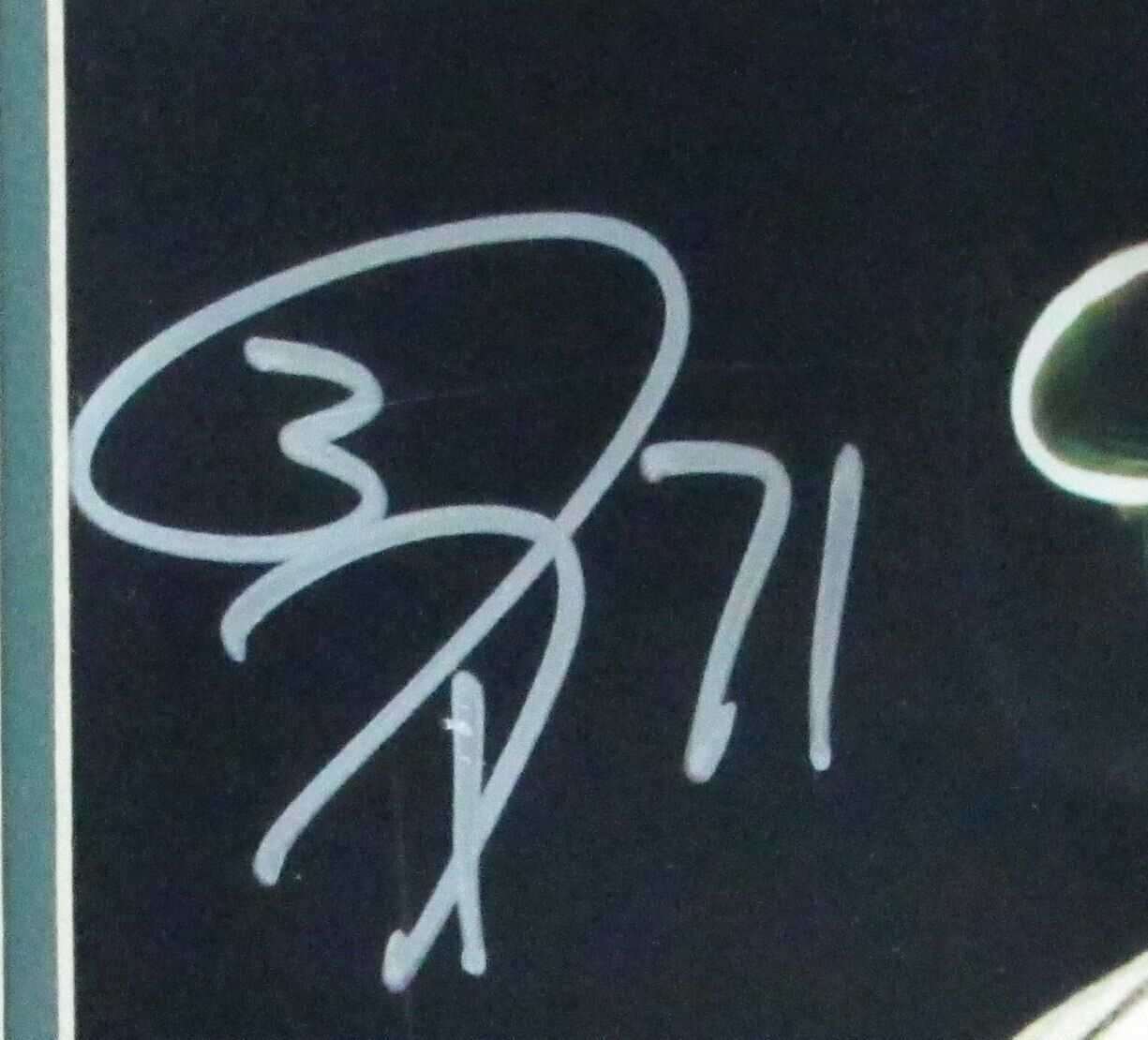 Jason Peters Philadelphia Eagles Autographed 11x14 Super Bowl Photo Framed JSA