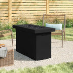 Reinforced Propane Outdoor Fire Pit Table - Charcoal
