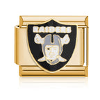 Football Team Logo Italian Charm Bracelet – Custom Gifts for Fans
