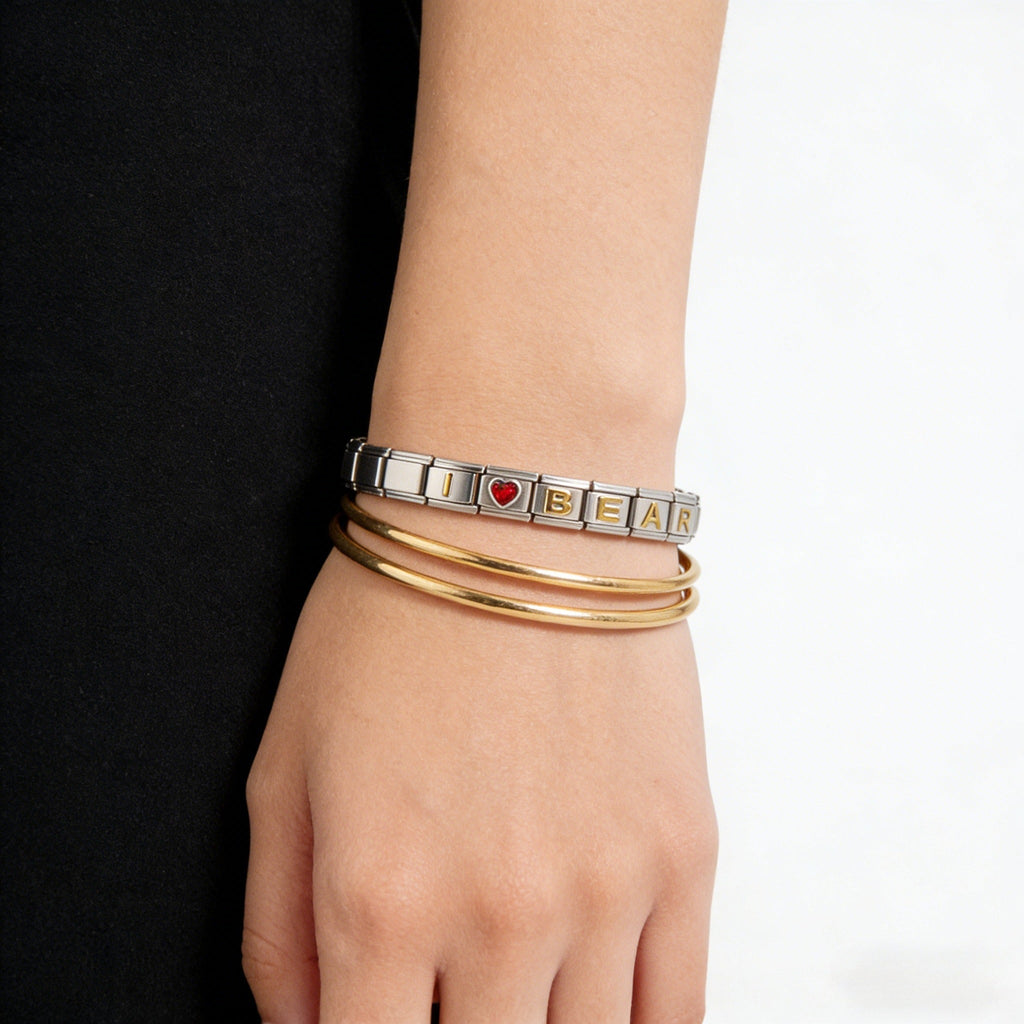 Chicago Bears Italian Charm Bracelet – Perfect Valentine’s Day, Holiday & Any Occasion Gift for Fans