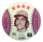 Lot of 25 - 1976 MSA Isaly's Discs Mike Tyson Cardinals Gem Mint 153987